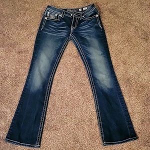Miss Me low waist boot cut jeans